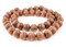 The Bead Chest Natural 20mm Wooden Beads in Brown - Light for Jewelry Making – Round Loose Wood Spacer Beads I Approximately 20 Beads